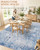 OLANLY 8x10 Washable Area Rug, Soft Non Slip Carpet for Bedroom Living Room
