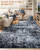 OLANLY 8x10 Washable Area Rug, Soft Non Slip Carpet for Bedroom Living Room