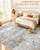 OLANLY 8x10 Washable Area Rug, Soft Non Slip Carpet for Bedroom Living Room