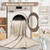 Area Rug 8x10 Living Room Rugs: Washable Modern Rug Large Non-Slip Soft Rugs Stain Resistant Printed Rug Indoor Carpet for Bedroom Kitchen Dining Room Nursery Playroom Home(Brown, 8'x10')