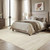 UERMEI 8x10 Washable Area Rug - Neutral Modern Abstract Living Room Rugs, Non-Slip Soft Large Indoor Floor Carpet for Bedroom Home Office & Under Dining Table Decor, Brown/Beige