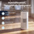 8L Evaporative Humidifier for Large Rooms up to 1000 ft²- Baby Elderly& Pet Safe Cool Evaporation, 900ml/h Output, UV Disinfection, Easy Top Fill,UltraQuiet 24dB, Smart AI Humidity Control Upgraded