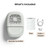 Canopy Bedside Humidifier 2.0, White, 2.5L, 36 Hr, Reading Light & Sound