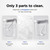 Carepod Mini 21P Ultrasonic Cool Mist Humidifier Whisper-Quiet Filter-Free Easy Clean - Only 3 Washable Parts to Clean, Auto Shut-off, 0.74gal 2.8l Tank, Nursery, Baby, Kids Bedrooms
