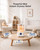 KZF Humidifiers for Bedroom, 4L Cool Mist Humidifier for Large Room, 40H Runtime, Top Fill, Sleep Mode, Oil Diffuser, 28dB Quiet, LED Display, Humidity Control, Air Humidifier for Baby Plants