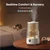 Homvana 3.6L Cool Mist Humidifiers for Bedroom, Baby, Large Room, Grey