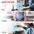 Honeywell Cool Moisture Humidifiers for Bedroom, Medium Rooms, 1.1 Gallon, Invisible Moisture Humidifier for Baby, Kids, Quiet, Easy to Clean, UV Technology, Black, HCM350B
