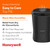 Honeywell Easy-to-Care Filter Free Warm Mist Humidifier, Medium Rooms, 1.5 Gallon Tank – Humidistat for Bedroom, Home or Office Black