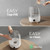 Homvana Top-Fill Cool Mist Humidifiers for Bedroom, Large Room(4L,White)