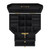 Liva Home Decor Wooden Jewelry Box for Women with Lock, 2 Drawers, Black