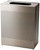 Rubbermaid Commercial Products Silhouette Trash Can, Stainless Steel, 22.5G