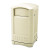 Rubbermaid Commercial Products Plaza Outdoor Trash Can, Beige, 50-Gallon