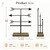 Urban Deco Arrow Jewelry Organizer Stand 4-Tier Black Jewelry Stand