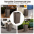 Getzi 9 Pack Brown 50 Gallon Square Commercial Trash Can, Heavy Duty Resin Waste Bin, Large-Capacity Indoor Outdoor Garbage Container for Restaurant, Office, School, Mall and High-Traffic Areas
