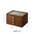 THFLSTR Black Walnut Jewelry Organizer, 3 Layer