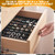 Wenqik 4 Pack Large Black Velvet Jewelry Trays Bulk Drawer Inserts 48 Grids