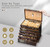 Vintage Wooden Jewelry Box for Women, 7-Layer Hand-painted Organizer