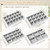 Junkin 12 Pcs Velvet Jewelry Organizer Tray, Stackable Storage Gray