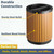 22 Gallon Round Outdoor Two-Stream Trash Can Recycling Bin - Commercial Dual Stainless Steel / Wood Compartment 11 Gallon Liners - Decorative Waste Container for Parks, Retail Stores, Transit Stations