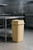 Getzi 10 Pack Black 25 Gallon Square Commercial Trash Cans with Lids, Heavy Duty Plastic Waste Bins with Venting Channels and Built-in Handles