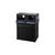 ArchTec Commercial Zone Series Parkview 2 Double Steel Recycling and Trash Center, 50 Gal, Black