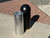 Sandbaggy 15-Gallon Black Open Top Dome Steel Trash Can with Lid (31" H x 12" W) - Galvanized Steel Liner - Bullet Shape Trashcan (5, 15 Gallon)