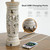 27.25”Farmhouse Table Lamps Set of 2 with Night Light, Rustic Bedside Lamp