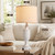 SRJJRS 27.5" Table Lamps for Living Room Set of 2, Farmhouse Lamps for Nightstands, Bedside Lamps for Bedroom with USB A+C, Bulbs Included