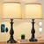 Touch Lamps for Nightstand Set of 2, Bedside Table Lamp USB C+A Ports