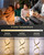 JIOODICH. Gold Cool Table Lamps Set of 2, Modern LED Spiral Desk Light