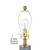 29 1/2" Tall 3-Way Table Lamp Victoria White Blue Ceramic Coastal Modern
