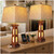 Scenekoy 28" Solid Wood Traditional Table Lamps Set of 2 for Living Room