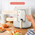 Wonderful 3-Quart Digital Air Fryer with TurboCrisp Technology, Compact Countertop Design with 4 Presets for Baking Roasting and Reheating (Icing White)