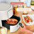 Wonderful 3-Quart Digital Air Fryer with TurboCrisp Technology, Compact Countertop Design with 4 Presets for Baking Roasting and Reheating (Icing White)