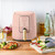 Wonderful 3-Quart Digital Air Fryer with TurboCrisp Technology, Compact Countertop Design with 4 Presets for Baking Roasting and Reheating (Rose)