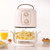 2.5L Glass Air Fryer Small Compact Visual Clear View with Dual Knob