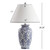 JONATHAN Y Juliana 26.25" Chinoiserie Ceramic Urn Table Lamp, Blue/White