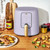 6 Qt Air Fryer with Touchscreen, 4 Cooking Functions and Ceramic Nonstick