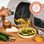6 Qt Air Fryer with Touchscreen, 4 Cooking Functions and Ceramic Nonstick