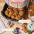 6 Qt Air Fryer with Touchscreen, 4 Cooking Functions and Ceramic Nonstick