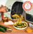 6 Qt Air Fryer with Touchscreen, 4 Cooking Functions and Ceramic Nonstick