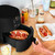 3 Qt Digital Air Fryer with Touchscreen, TurboCrisp Technology, 4 Cooking Presets, 1200W, Ceramic Nonstick (Black Sesame)