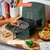 Wonderful 6 Quart Digital Air Fryer, Large Touch Screen Air Fryer with Programmable Time & Temperature Control, 4-in-1 Roast Reheat Dehydrate, Nonstick Design (Thyme Green)
