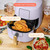 Wonderful 6 Quart Digital Air Fryer, Large Touch Screen Air Fryer with Programmable Time & Temperature Control, 4-in-1 Roast Reheat Dehydrate, Nonstick Design (Lavender)