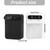 ZHENZIJ Automatic Two-Nozzle Soap Dispenser Touchless Controls, Clear Twin Reservoirs, Adjustable Output for Sinkside Use