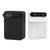 ZHENZIJ Automatic Two-Nozzle Soap Dispenser Touchless Controls, Clear Twin Reservoirs, Adjustable Output for Sinkside Use