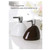 Multi Use 16.5 Oz Ceramic Soap Dispenser for Bathroom, Refillable Liquid Suitable Size(Black)
