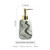 Multi Use Marble Style Hand Soap Dispenser with Pump Refillable Liquid Suitable Size(Square)
