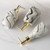 Multi Use Marble Style Hand Soap Dispenser with Pump Refillable Liquid Suitable Size(Square)