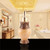 Multi Use Vintage Table Washing Soap Dispenser with Pump Decoration Suitable Size(Gold)